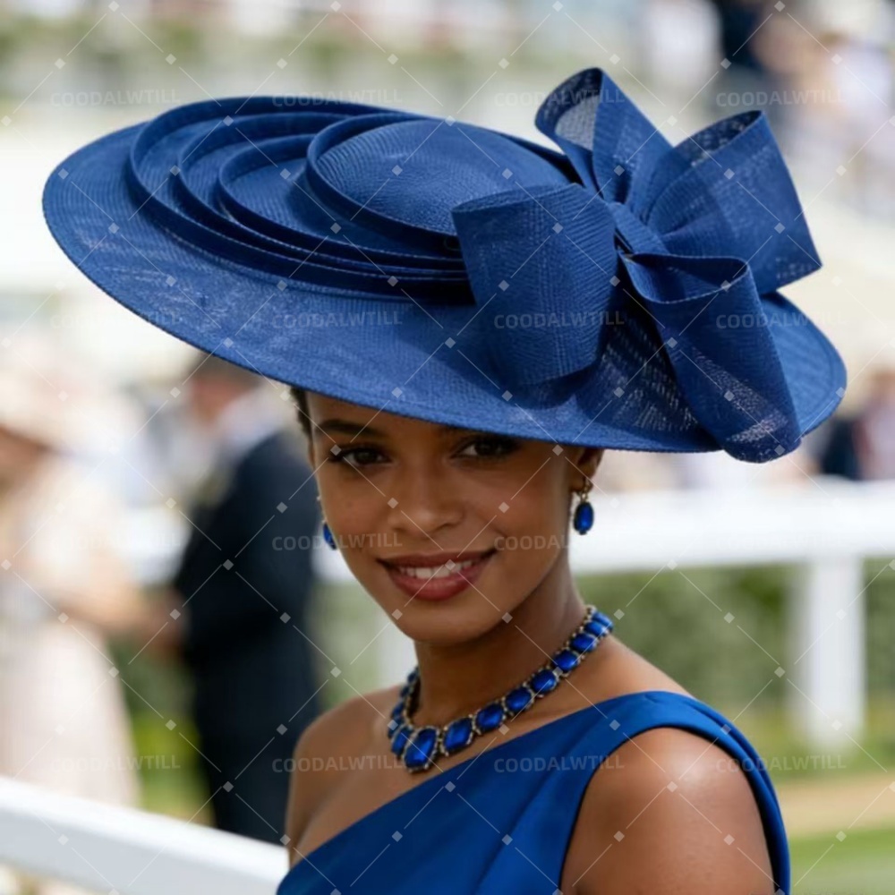 Women'S Fashion Kentucky Derby - Büyük Şık Şapka Royal Ascot Fiyonklu
