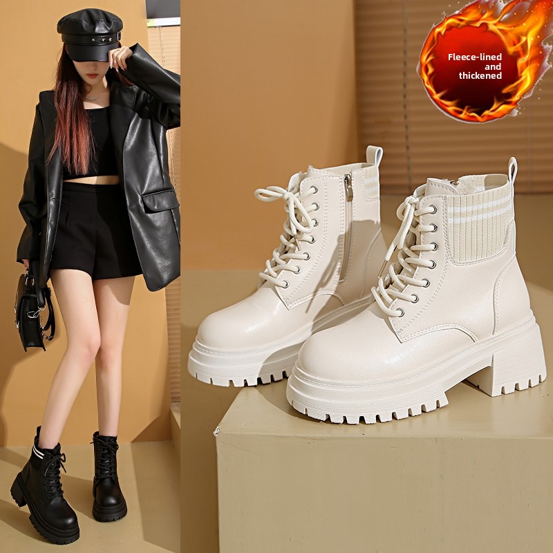 Women'S Fashion Korea - 2026 Yeni Sonbahar-Kış Koleksiyonu, Kalın Tabanlı,