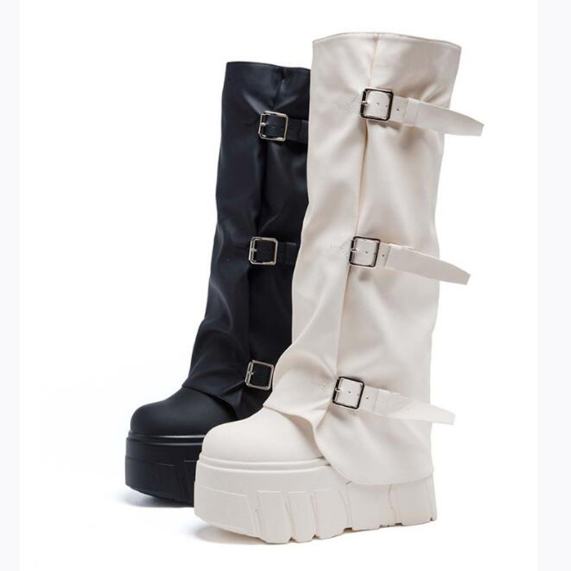 Women'S Fashion Knee High Boots - Yeni 2026 Moda Markası Sonbahar Kış