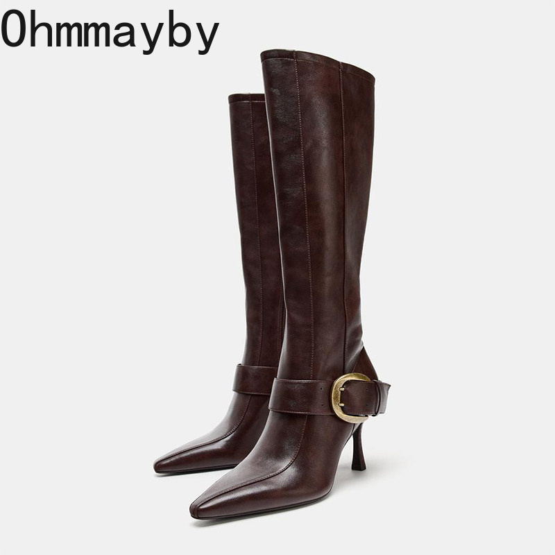 Kadın Sivri Burun Diz Boyu Bot - Women'S Fashion Knee High Boots incelemesi ve fiyatı