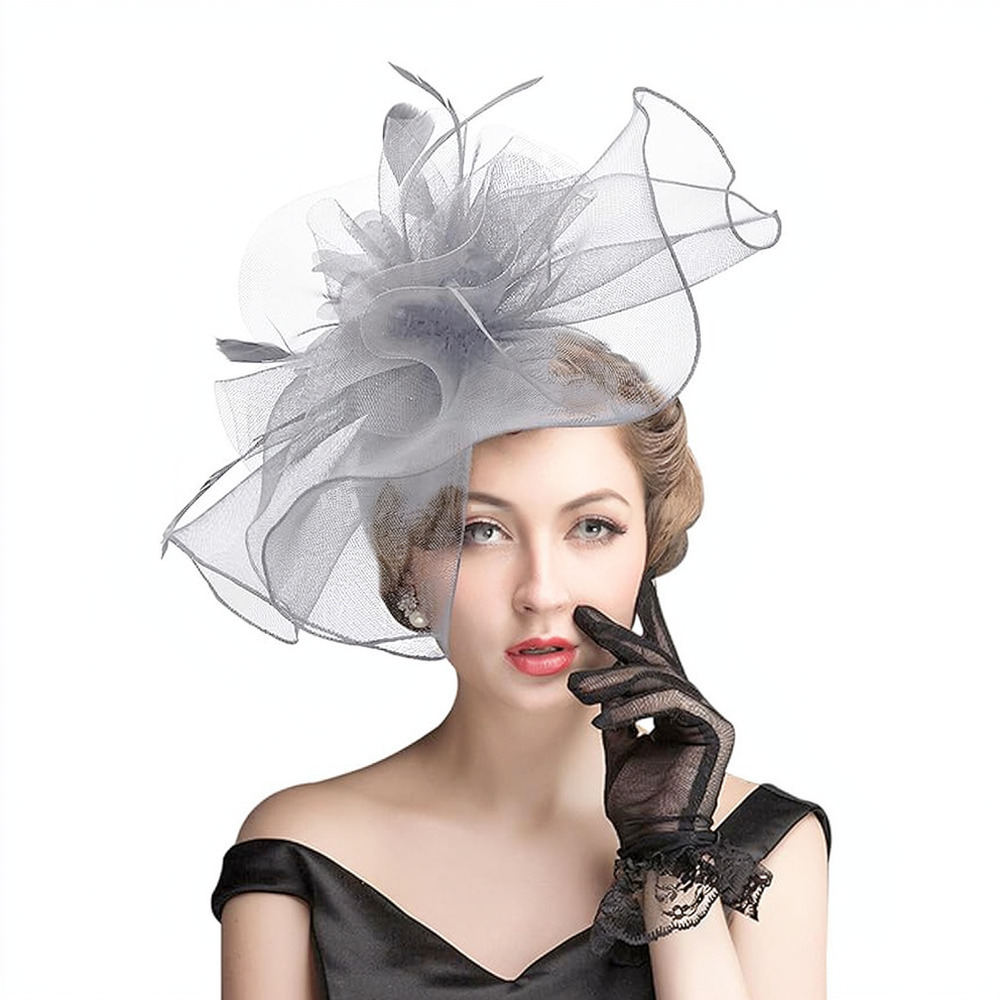 Retro Tarzı, File Detaylı, Tüy - Women'S Fashion Kentucky Derby incelemesi ve fiyatı