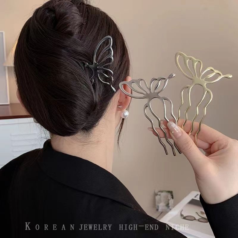 Kore Kelebek U Şekli Saç Tokal - Women'S Fashion Korea incelemesi ve fiyatı
