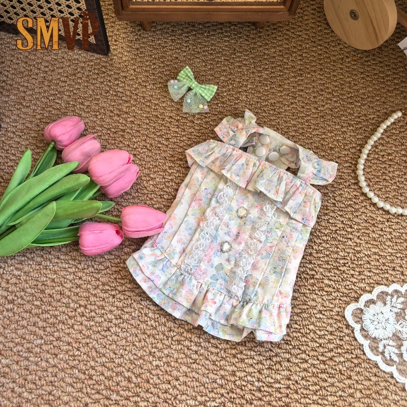 Pastel Çiçekli Evcil Hayvan El - Lace Trim Cami incelemesi ve fiyatı