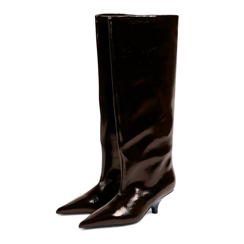 Sokak Stili Yeni Kış Modası Ka - Women'S Fashion Knee High Boots incelemesi ve fiyatı