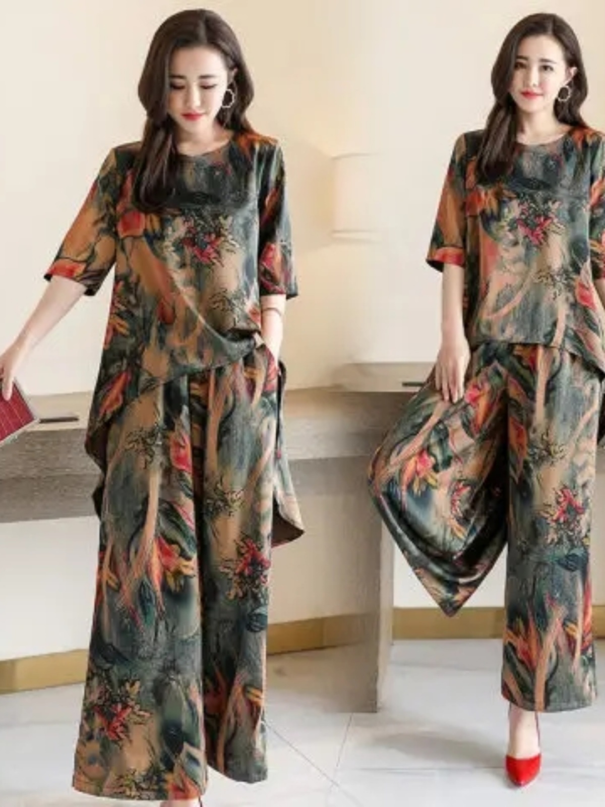 Moda Baskılı Kısa Kollu İncelt - Women Fashion Over The Years incelemesi ve fiyatı
