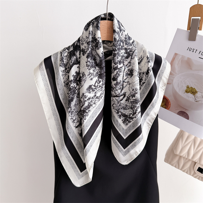 Lüks Orman Baskılı Eşarplar ka - Women Fashion Necktie incelemesi ve fiyatı