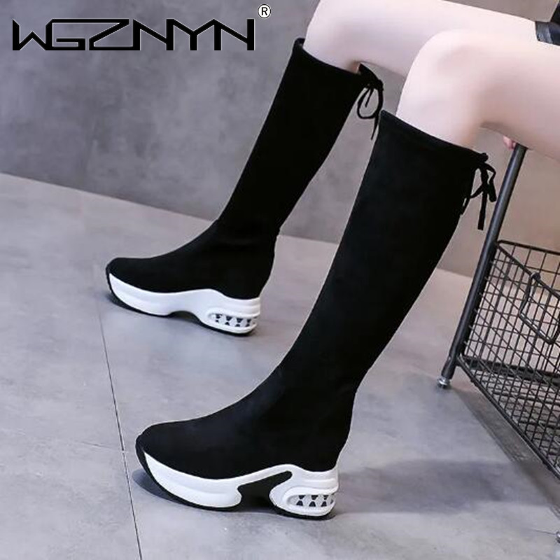 Kış Sıcak Tıknaz Platform Uzun - Women'S Fashion Knee High Boots incelemesi ve fiyatı