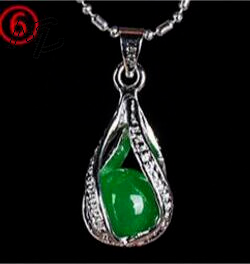 925 Gümüş Çin Yeşil Yeşim Su D - Women'S Fashion Jewellery incelemesi ve fiyatı